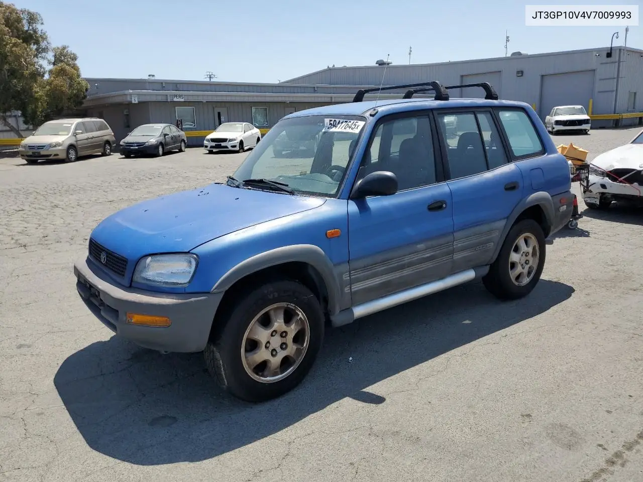 1997 Toyota Rav4 VIN: JT3GP10V4V7009993 Lot: 59417645