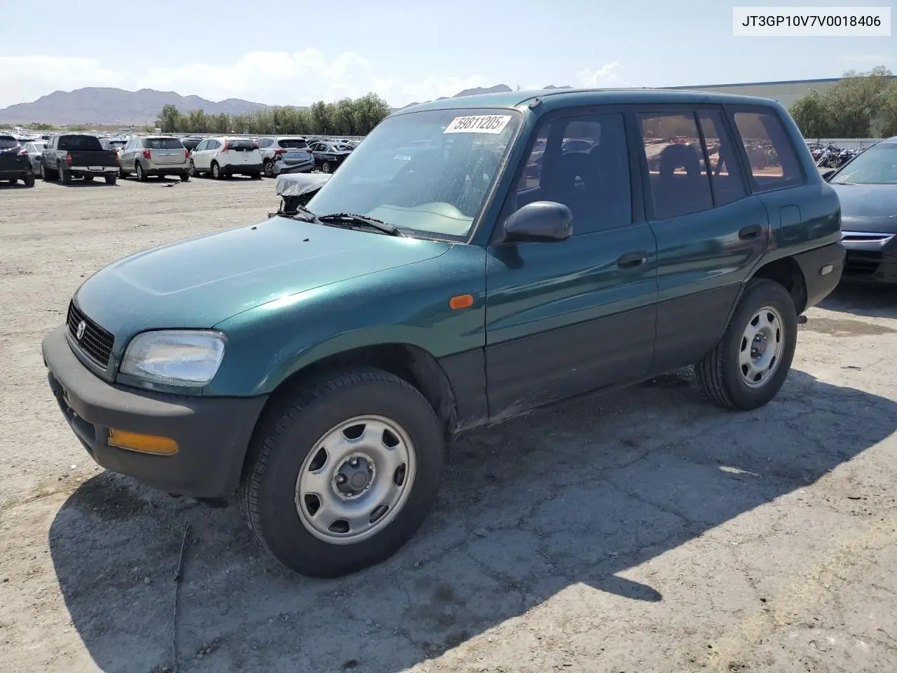 1997 Toyota Rav4 VIN: JT3GP10V7V0018406 Lot: 59811205
