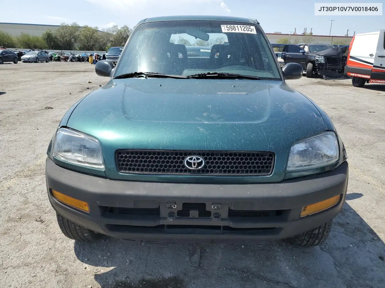 1997 Toyota Rav4 VIN: JT3GP10V7V0018406 Lot: 59811205