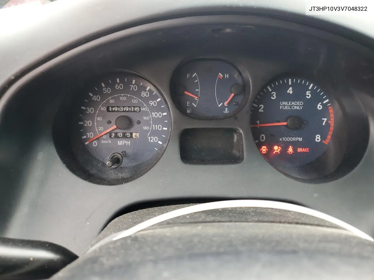 1997 Toyota Rav4 VIN: JT3HP10V3V7048322 Lot: 62612395