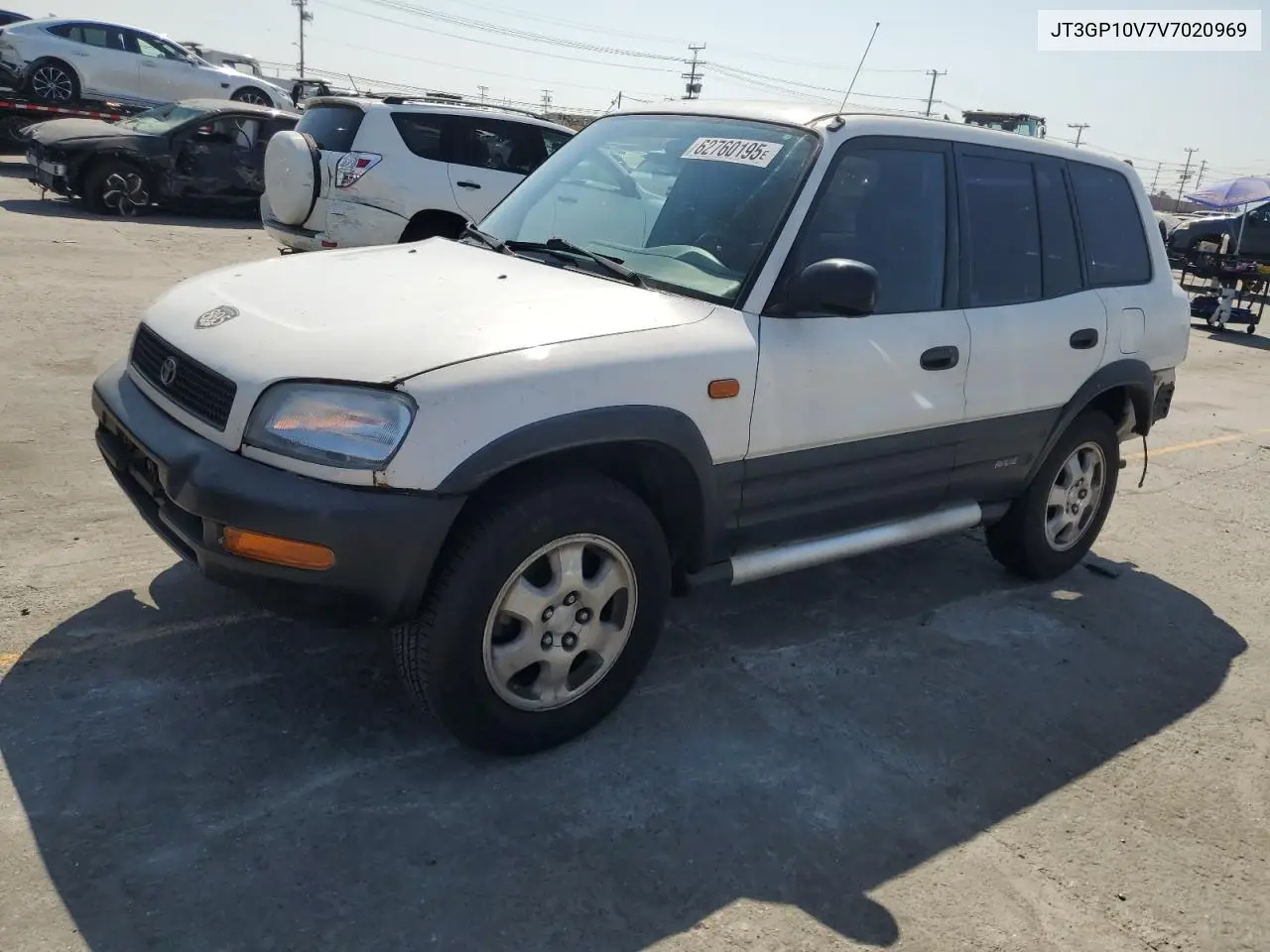 1997 Toyota Rav4 VIN: JT3GP10V7V7020969 Lot: 62760195
