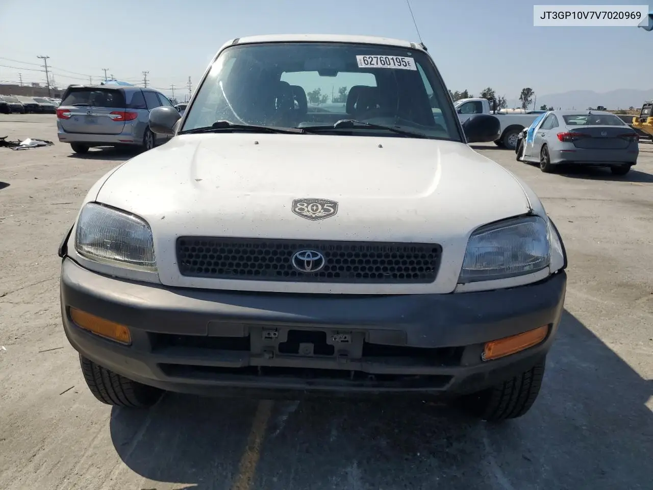 1997 Toyota Rav4 VIN: JT3GP10V7V7020969 Lot: 62760195