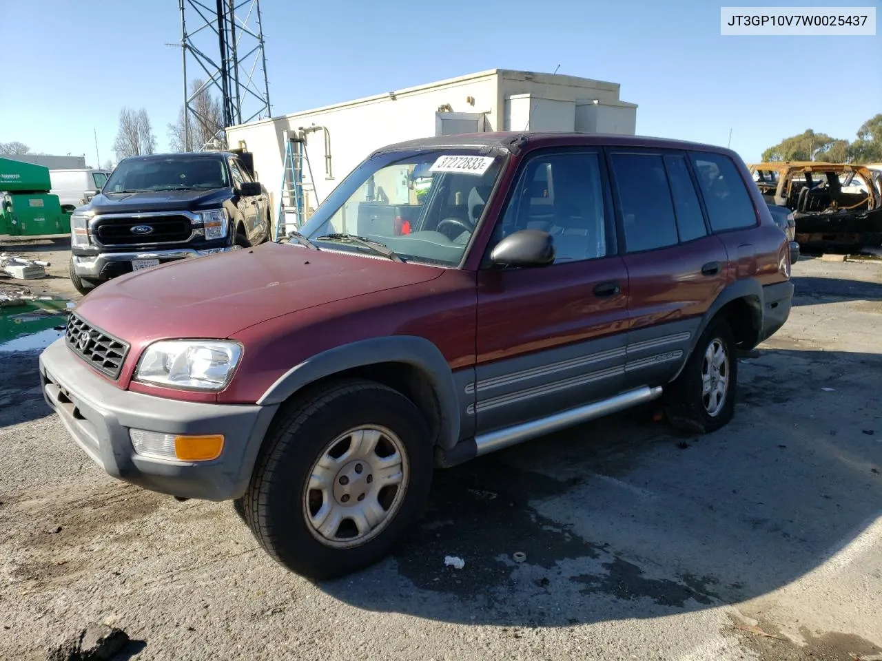 1998 Toyota Rav4 VIN: JT3GP10V7W0025437 Lot: 37272833