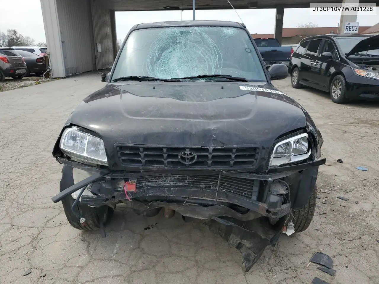 1998 Toyota Rav4 VIN: JT3GP10V7W7031228 Lot: 53851415