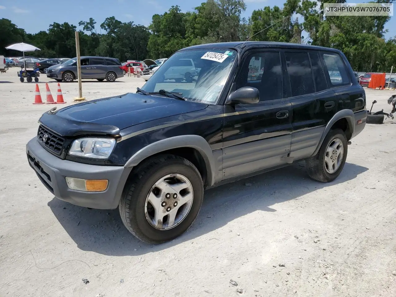 1998 Toyota Rav4 VIN: JT3HP10V3W7076705 Lot: 54125475