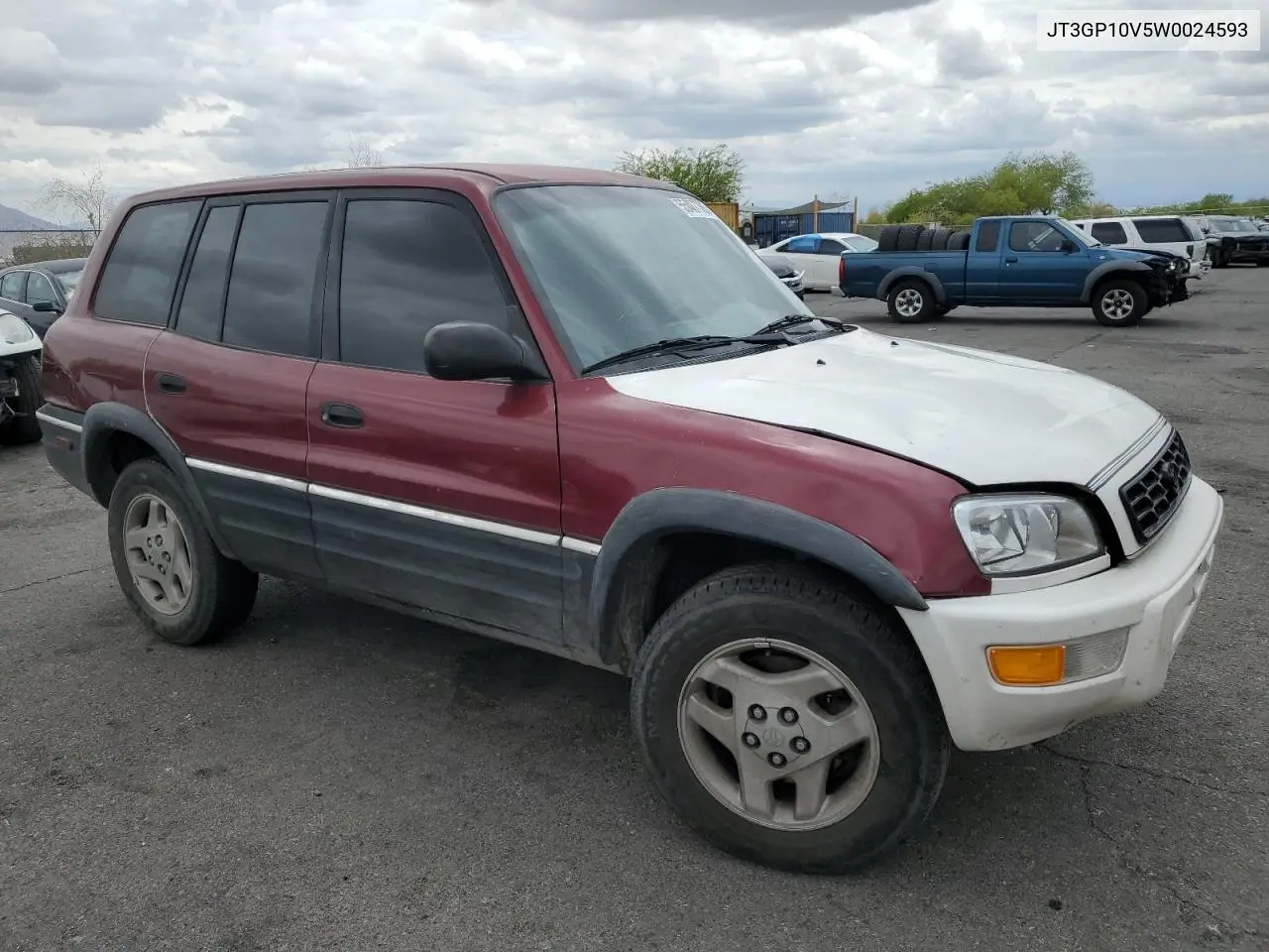 1998 Toyota Rav4 VIN: JT3GP10V5W0024593 Lot: 55487785