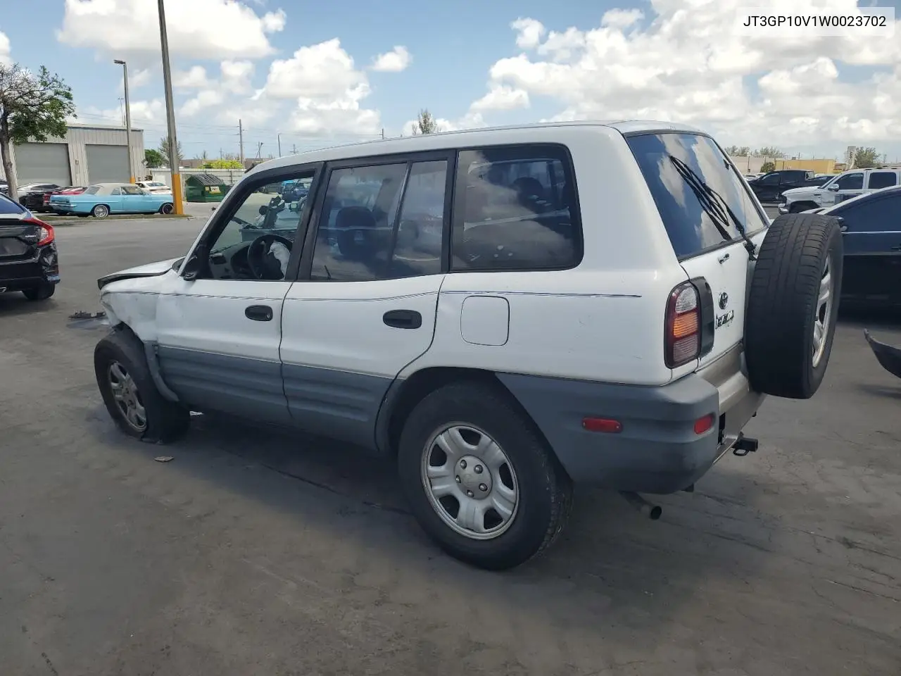 1998 Toyota Rav4 VIN: JT3GP10V1W0023702 Lot: 55964195