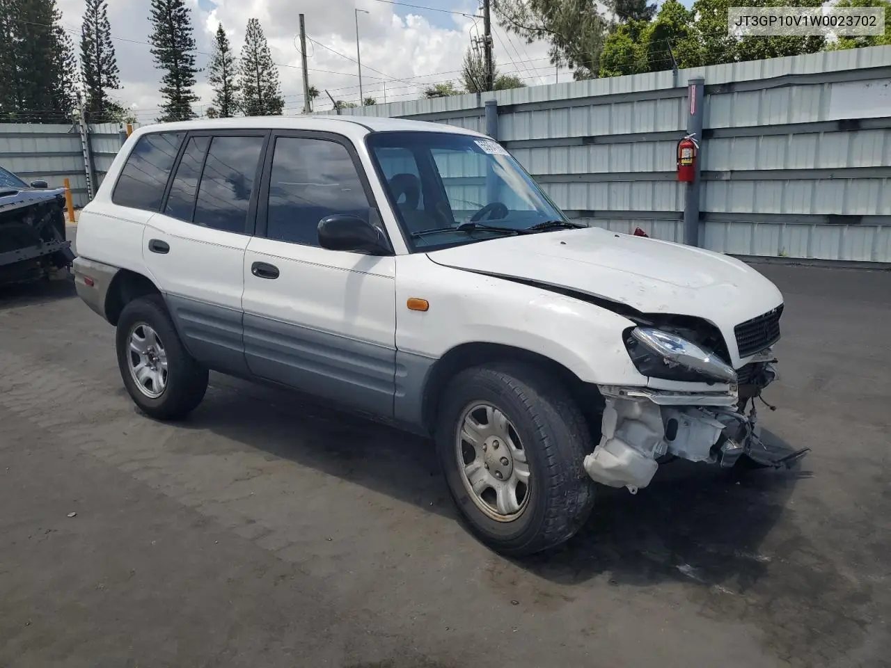 1998 Toyota Rav4 VIN: JT3GP10V1W0023702 Lot: 55964195