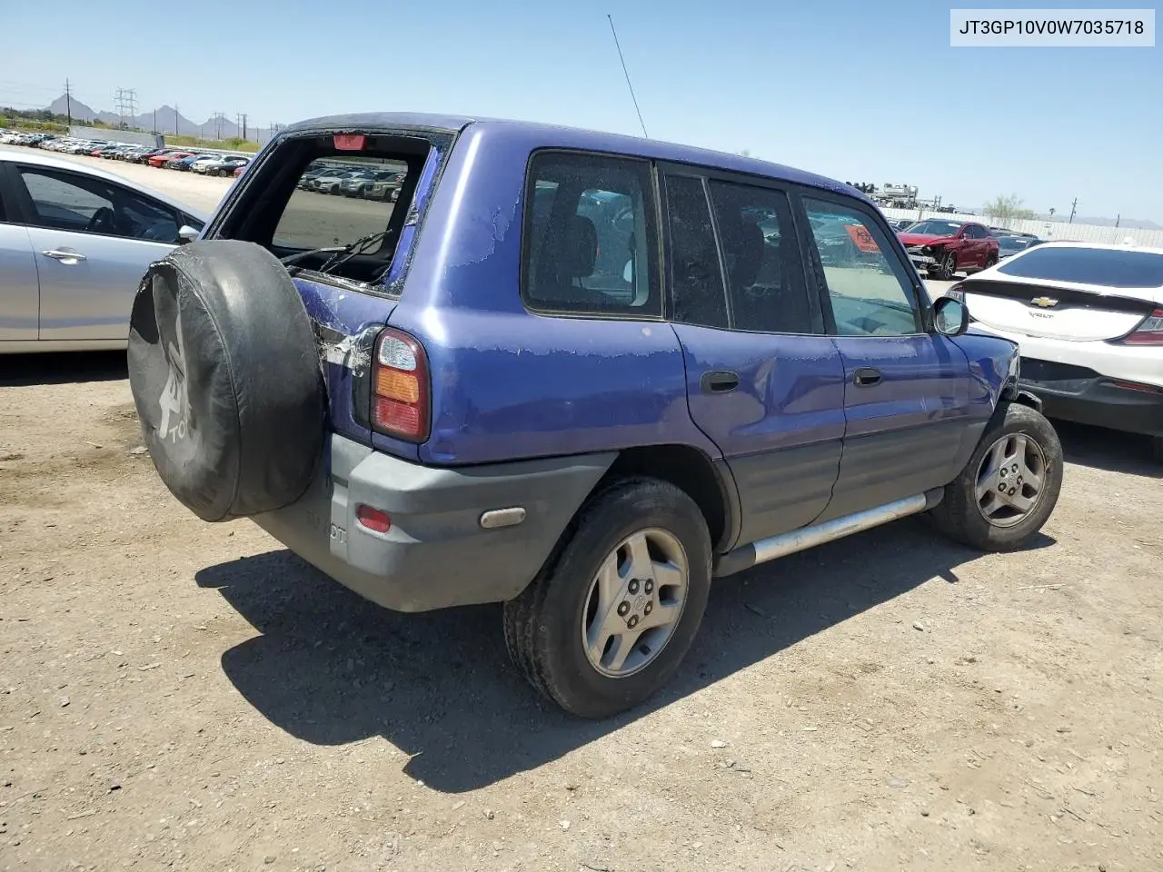 1998 Toyota Rav4 VIN: JT3GP10V0W7035718 Lot: 56223095