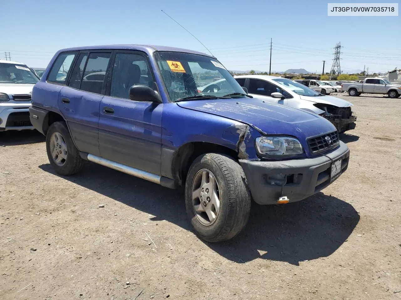 1998 Toyota Rav4 VIN: JT3GP10V0W7035718 Lot: 56223095