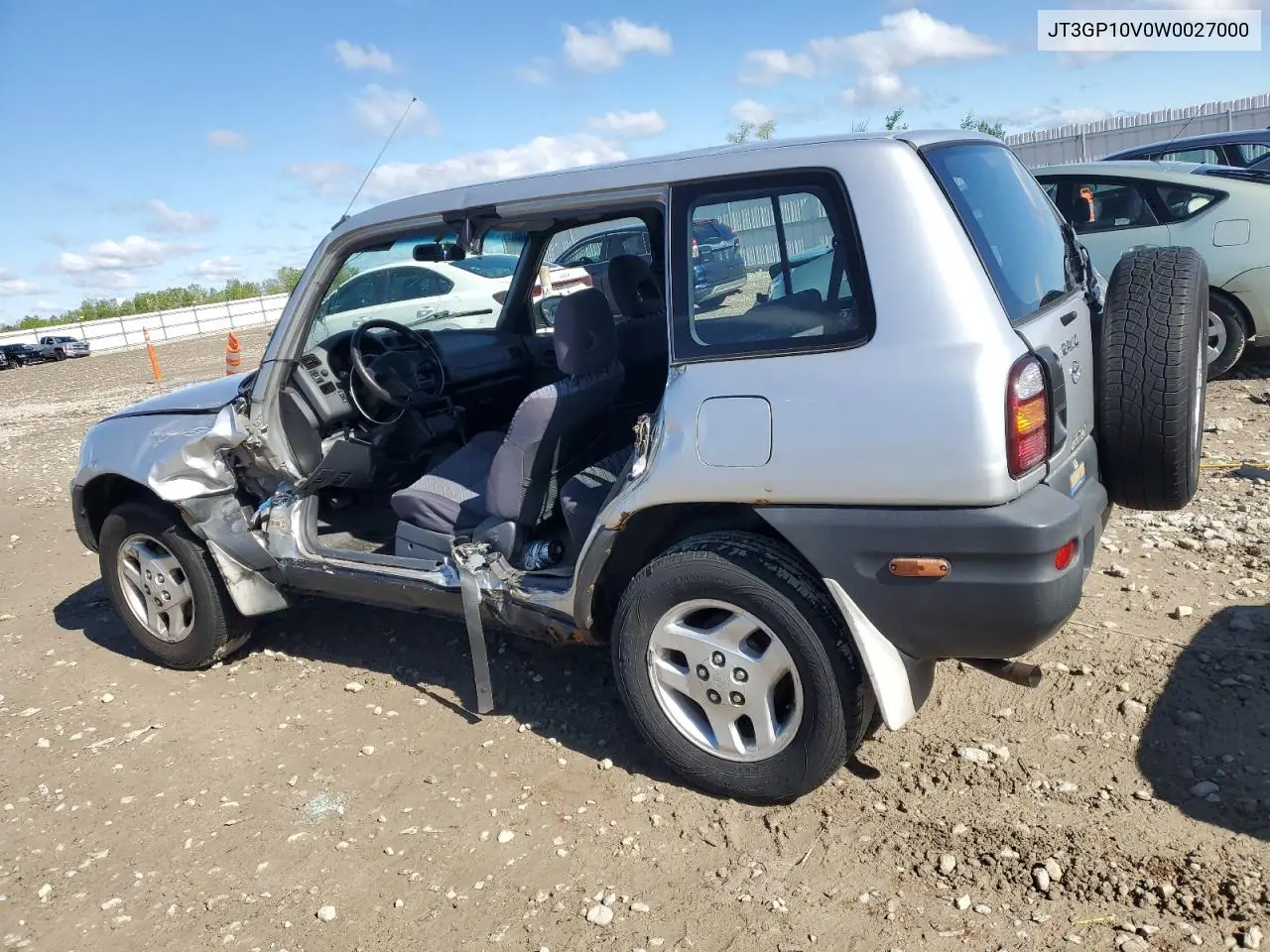 1998 Toyota Rav4 VIN: JT3GP10V0W0027000 Lot: 57453455