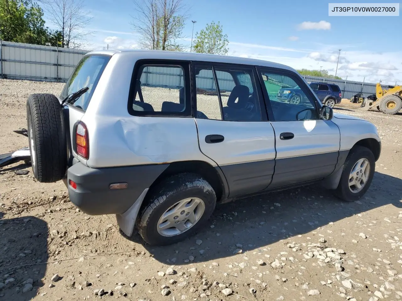 1998 Toyota Rav4 VIN: JT3GP10V0W0027000 Lot: 57453455