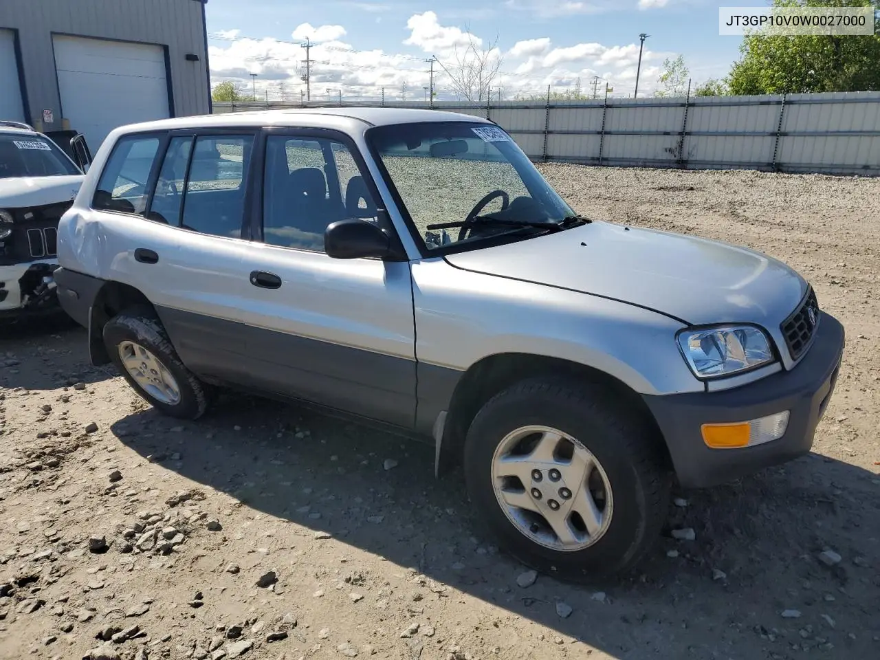 1998 Toyota Rav4 VIN: JT3GP10V0W0027000 Lot: 57453455