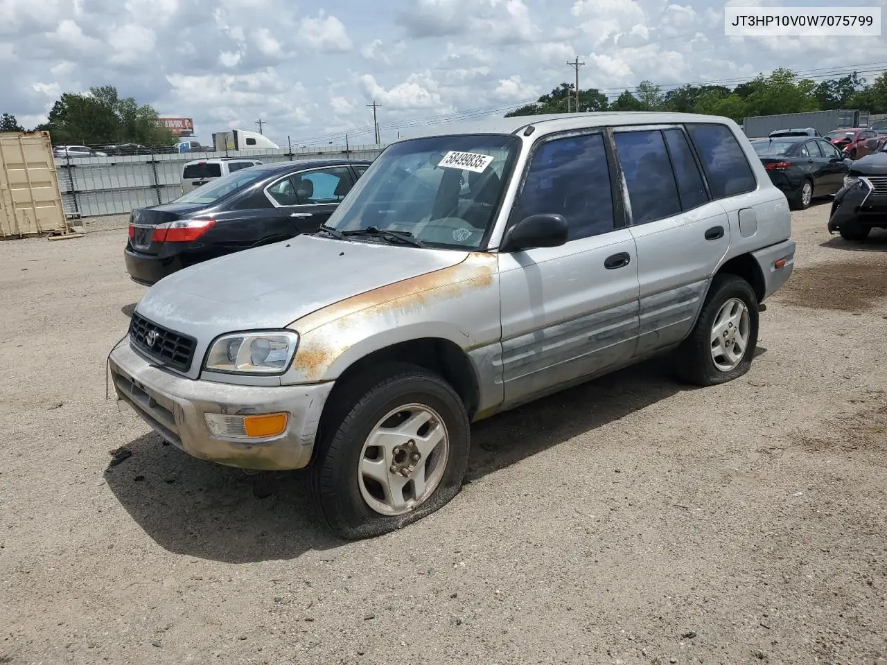 1998 Toyota Rav4 VIN: JT3HP10V0W7075799 Lot: 58499835