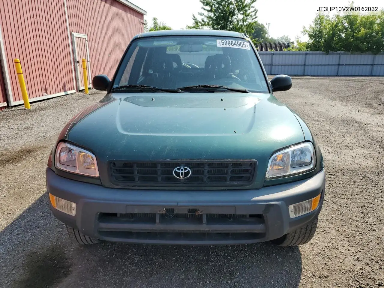 1998 Toyota Rav4 VIN: JT3HP10V2W0162032 Lot: 59984965