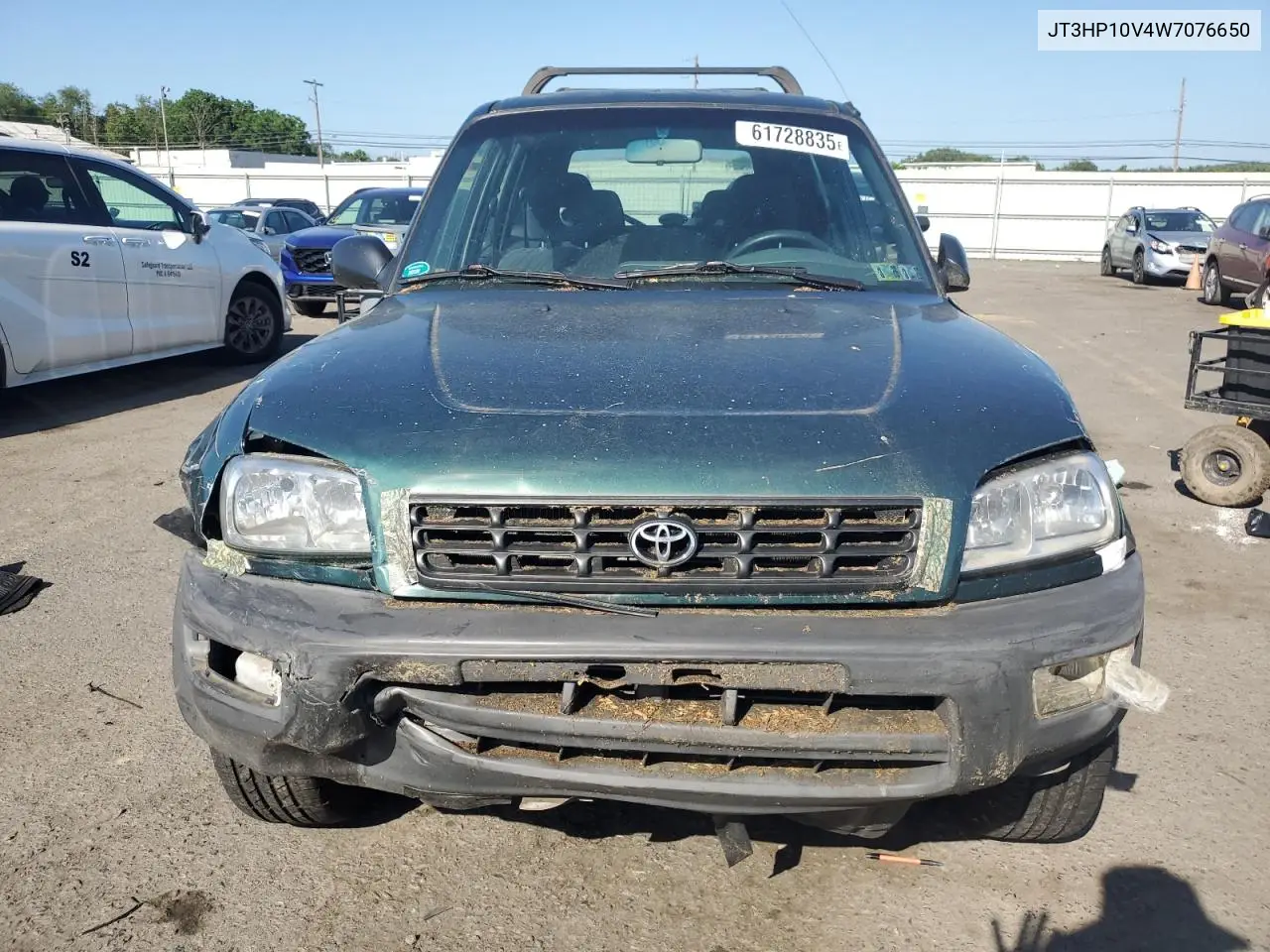 1998 Toyota Rav4 VIN: JT3HP10V4W7076650 Lot: 61728835
