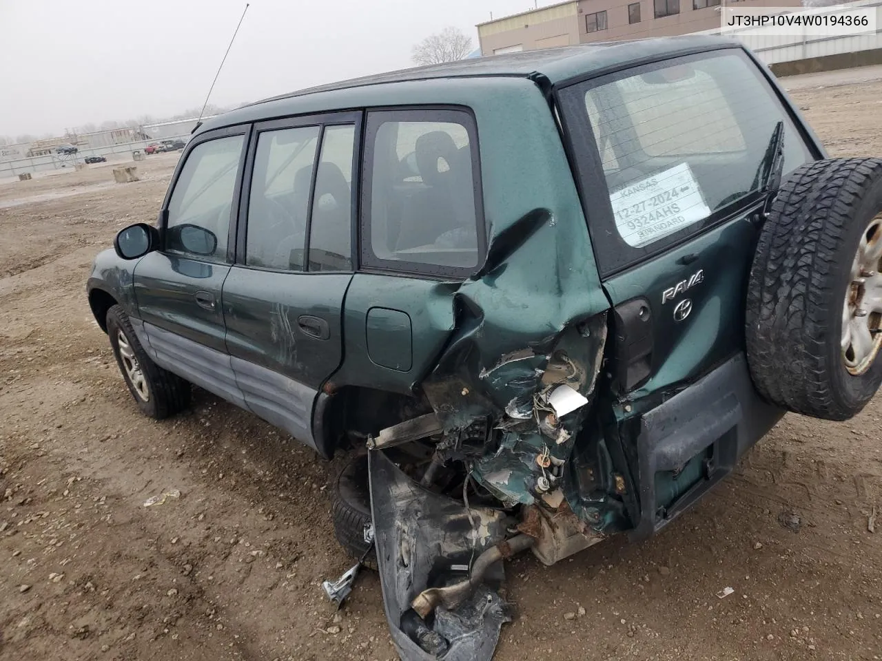 1998 Toyota Rav4 VIN: JT3HP10V4W0194366 Lot: 86653234