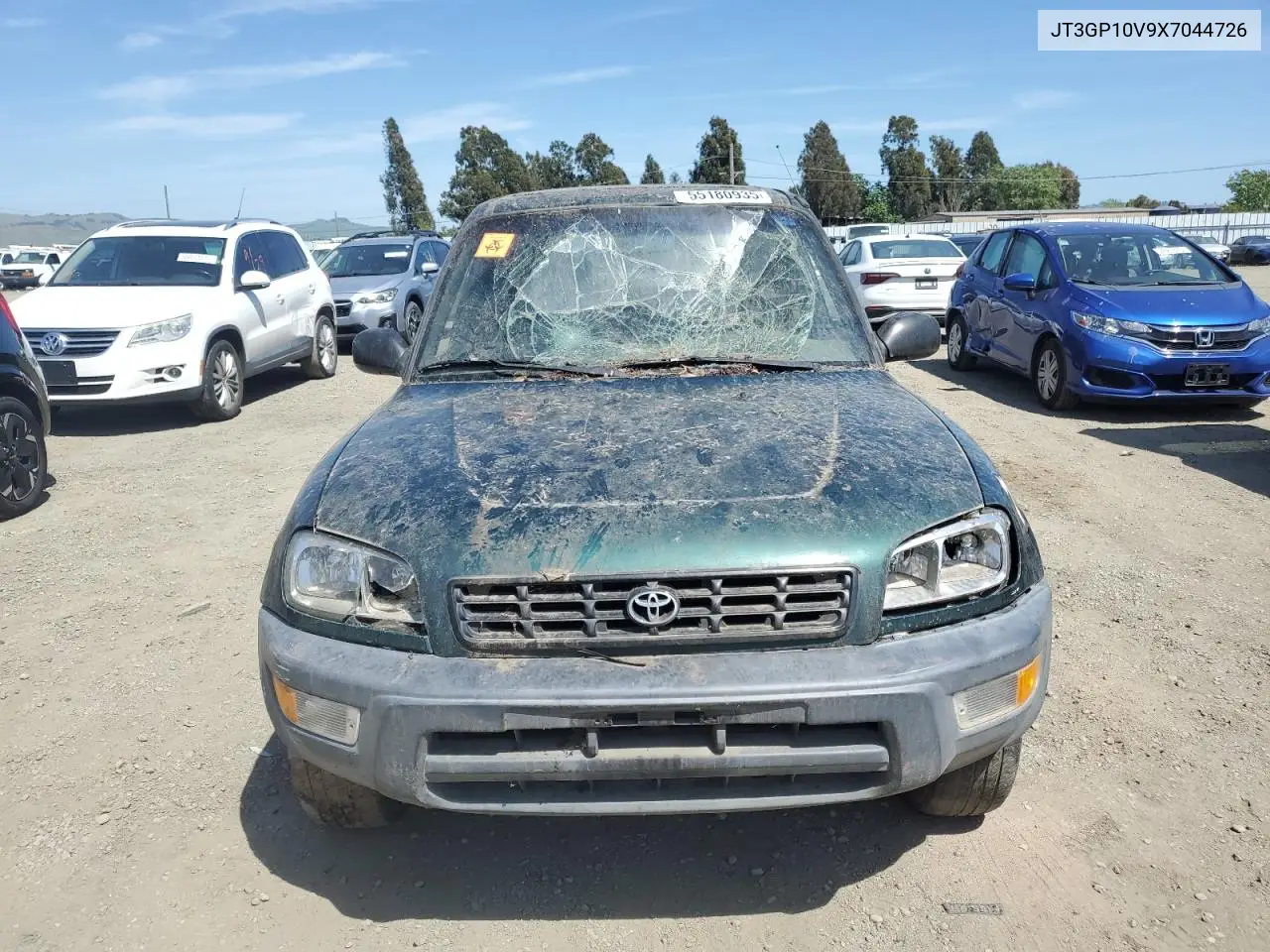 1999 Toyota Rav4 VIN: JT3GP10V9X7044726 Lot: 55180935