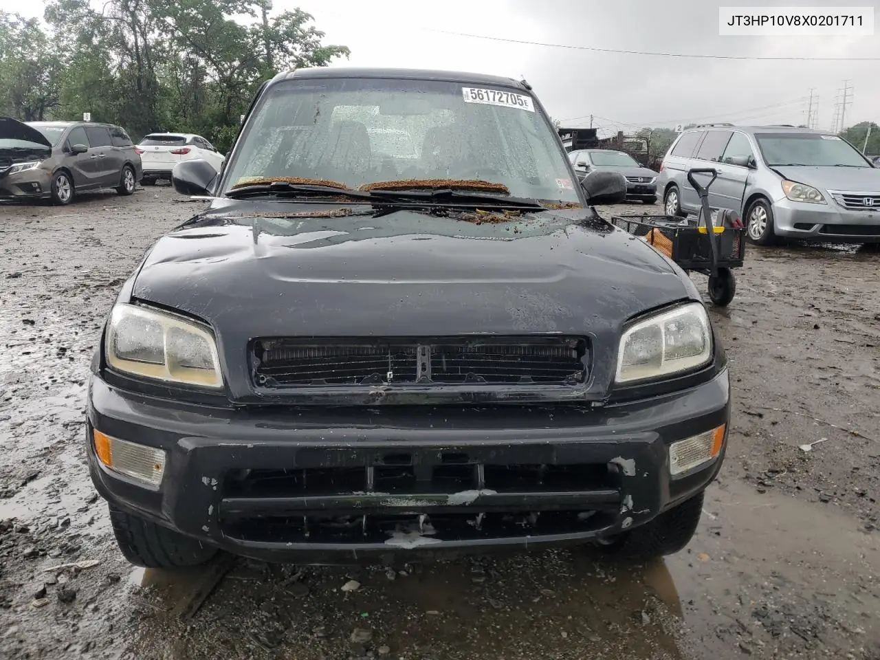 1999 Toyota Rav4 VIN: JT3HP10V8X0201711 Lot: 56172705