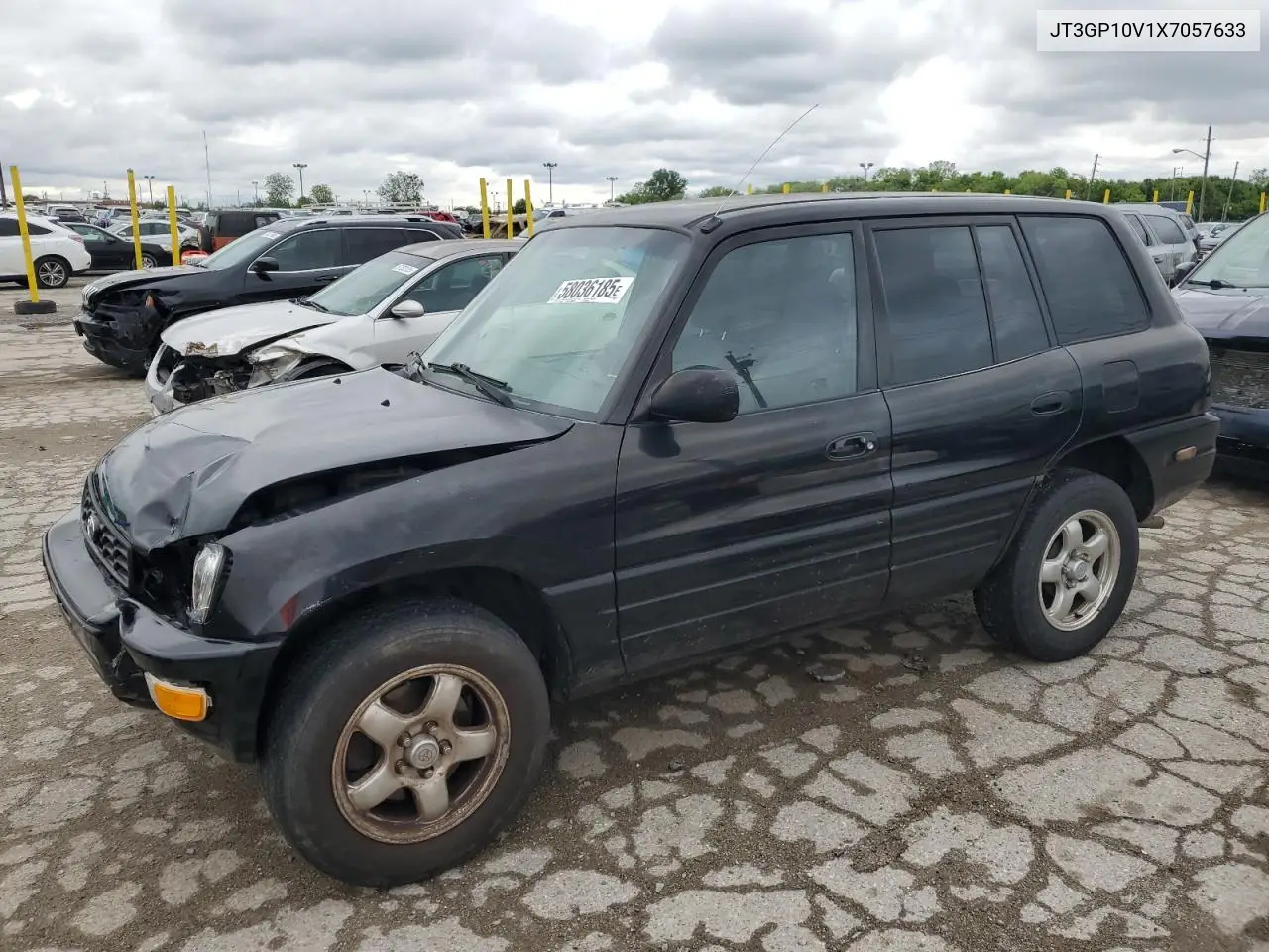 1999 Toyota Rav4 VIN: JT3GP10V1X7057633 Lot: 58036185