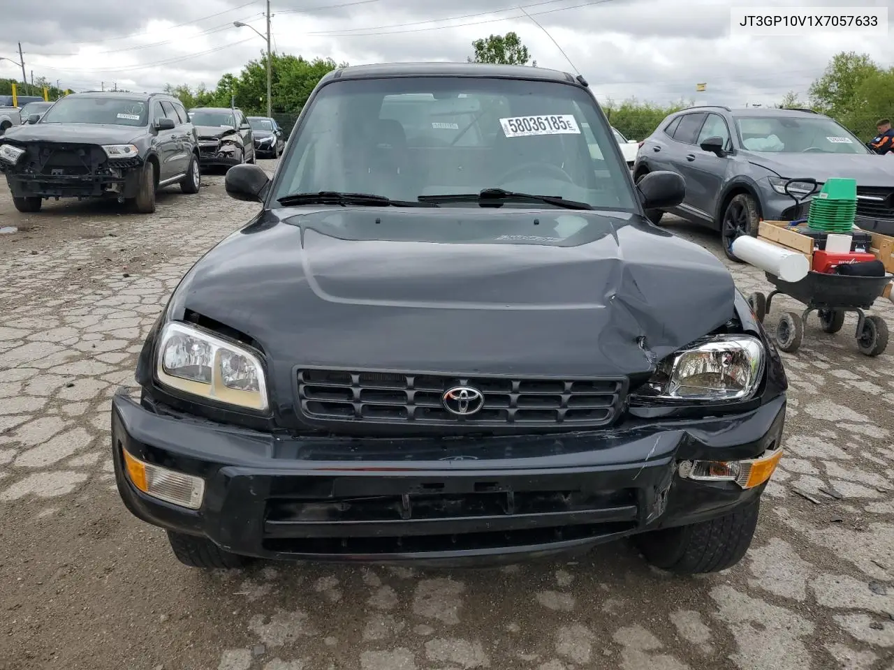 1999 Toyota Rav4 VIN: JT3GP10V1X7057633 Lot: 58036185