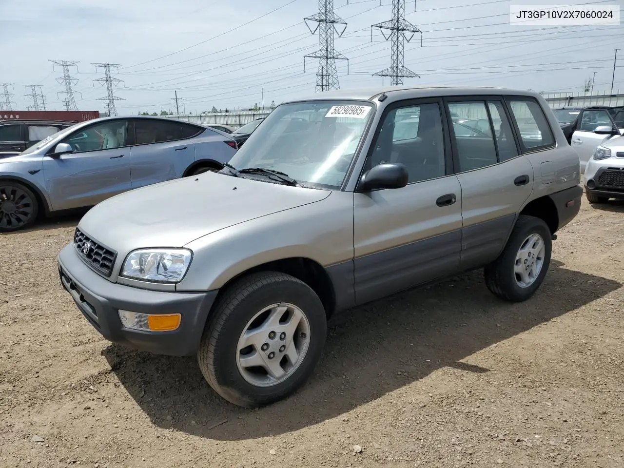 1999 Toyota Rav4 VIN: JT3GP10V2X7060024 Lot: 58290985