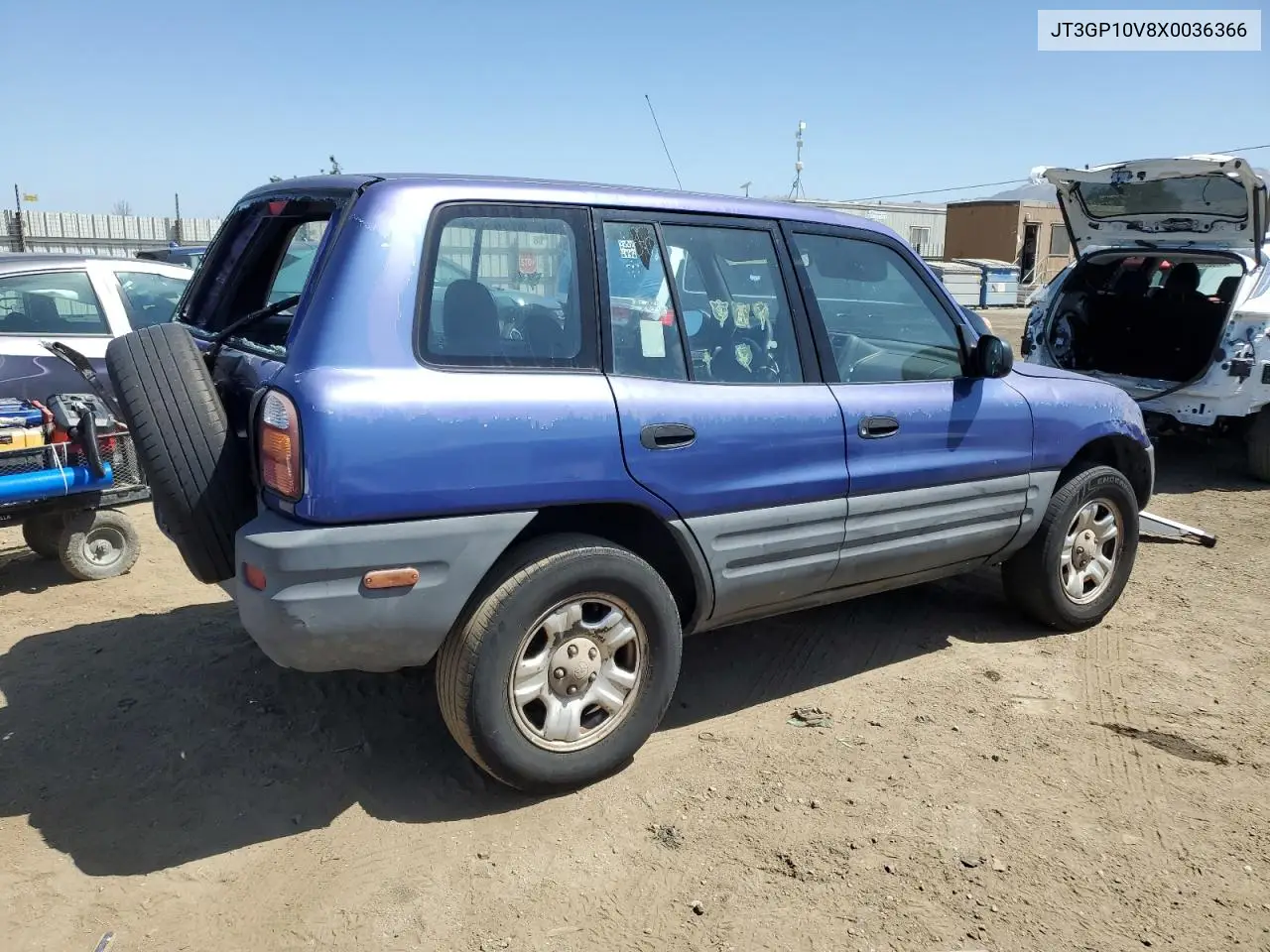1999 Toyota Rav4 VIN: JT3GP10V8X0036366 Lot: 61864455