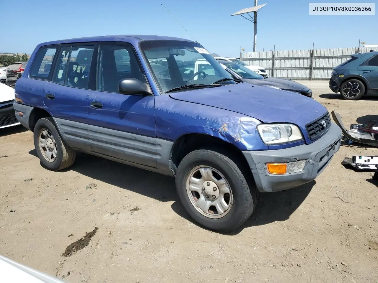 1999 Toyota Rav4 VIN: JT3GP10V8X0036366 Lot: 61864455
