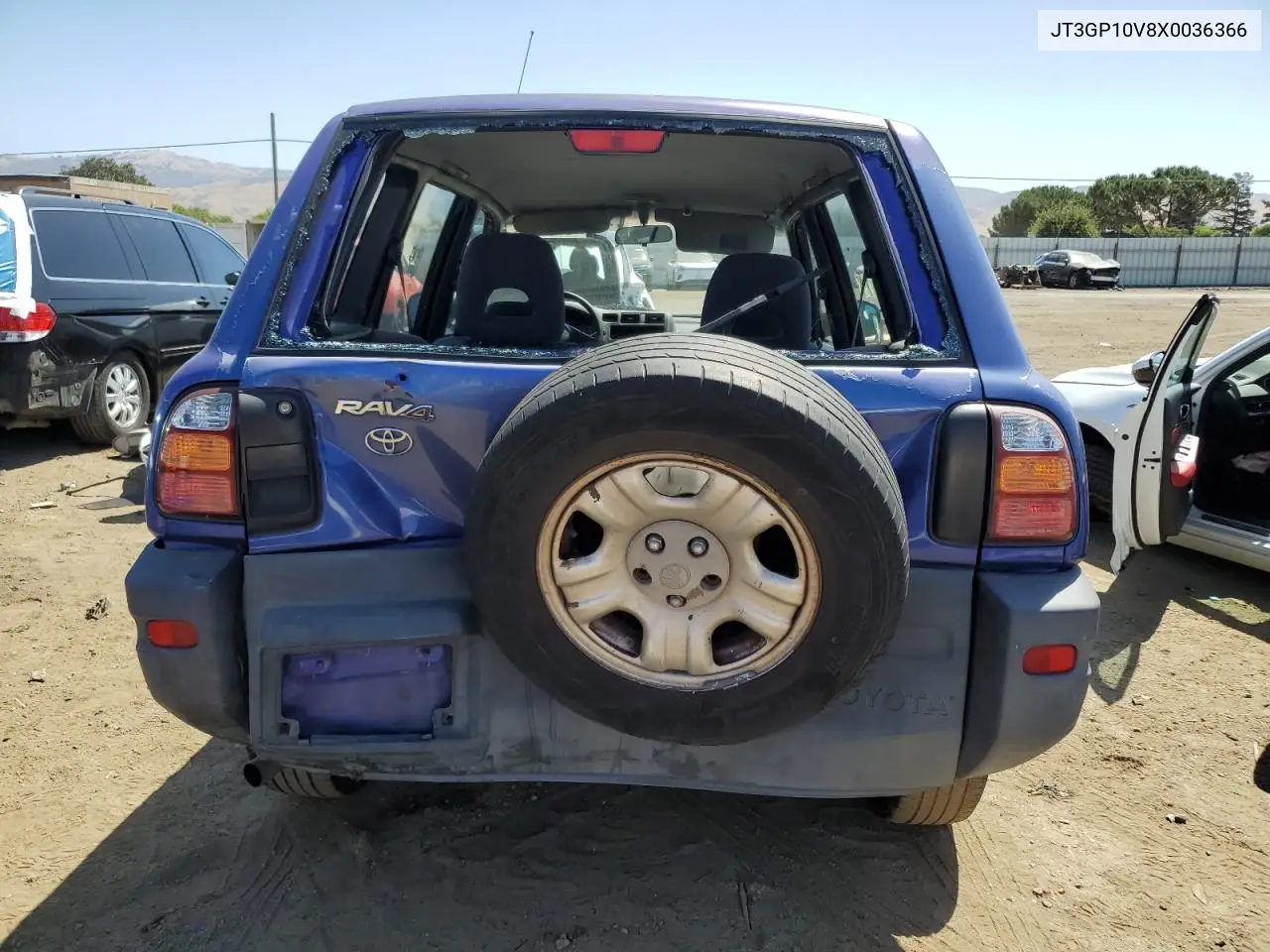 1999 Toyota Rav4 VIN: JT3GP10V8X0036366 Lot: 61864455