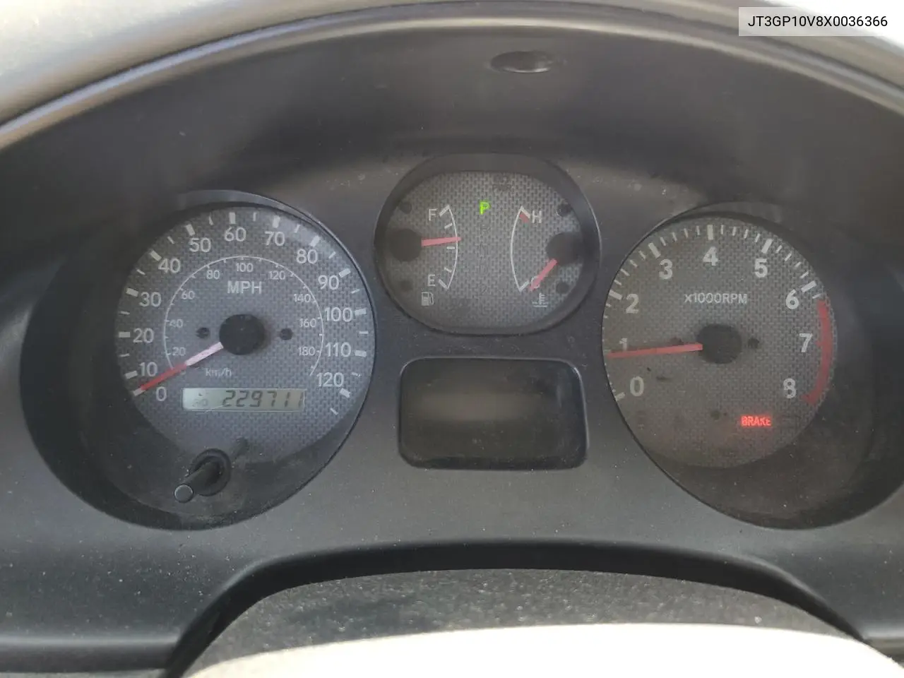 1999 Toyota Rav4 VIN: JT3GP10V8X0036366 Lot: 61864455