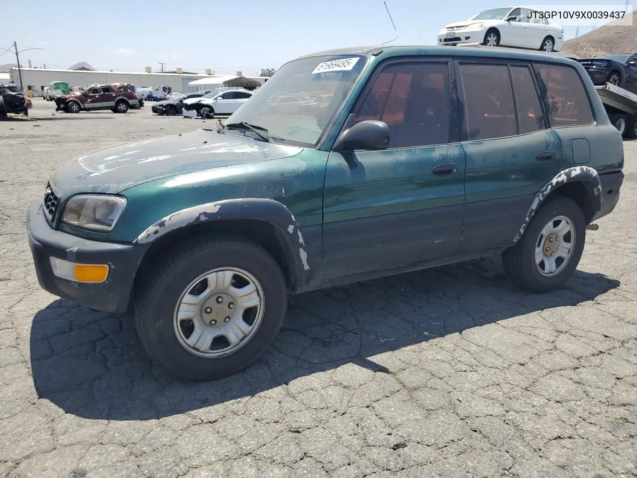 1999 Toyota Rav4 VIN: JT3GP10V9X0039437 Lot: 61969495