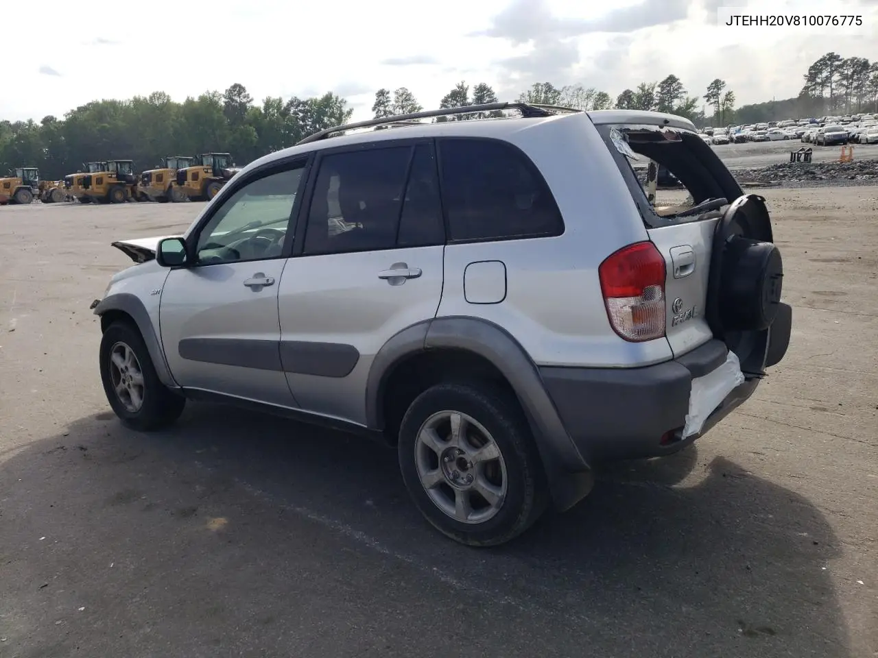 2001 Toyota Rav4 VIN: JTEHH20V810076775 Lot: 52707804