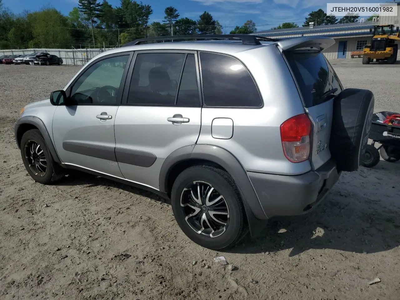 2001 Toyota Rav4 VIN: JTEHH20V516001982 Lot: 56011285