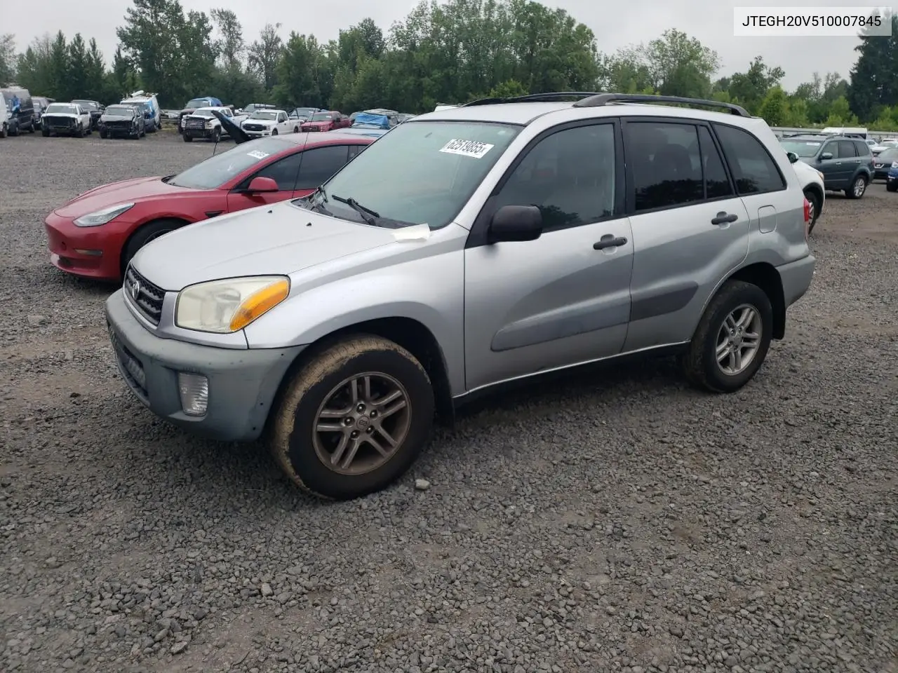 2001 Toyota Rav4 VIN: JTEGH20V510007845 Lot: 62519855
