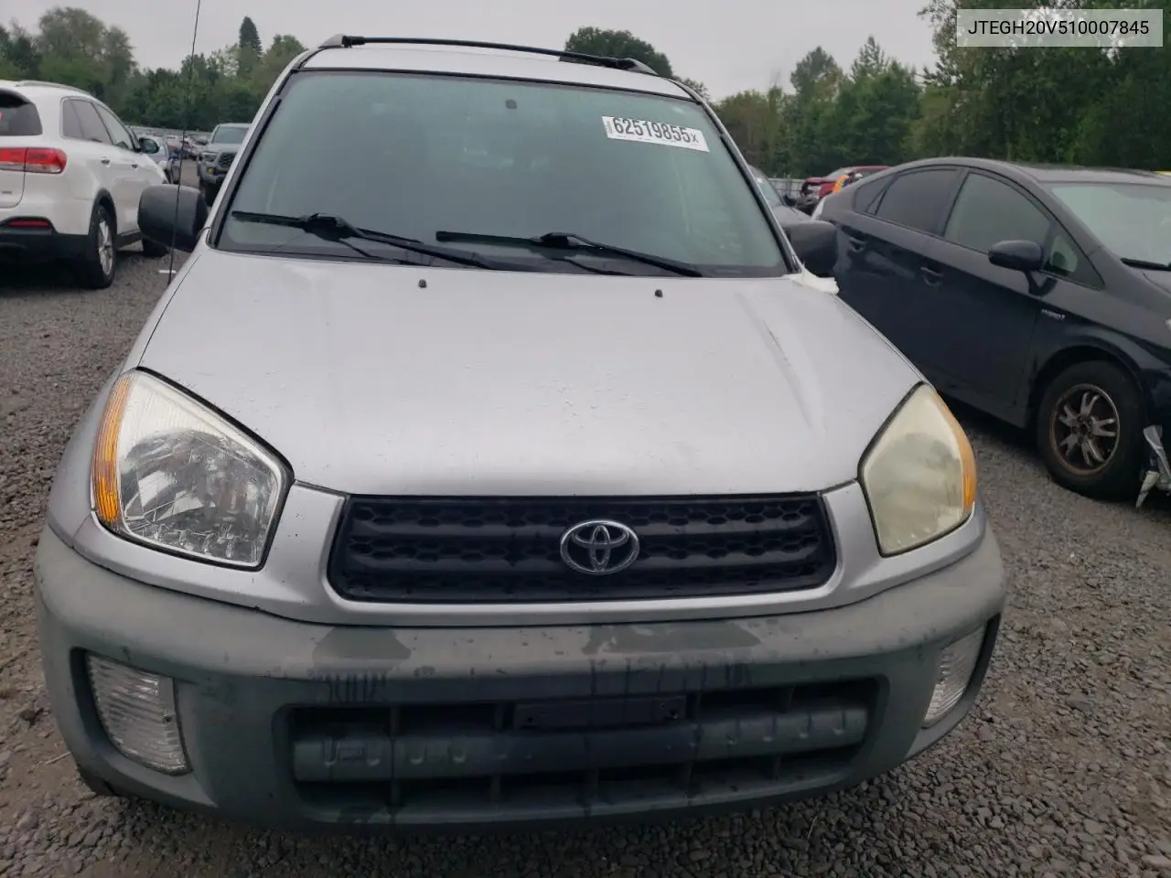 2001 Toyota Rav4 VIN: JTEGH20V510007845 Lot: 62519855