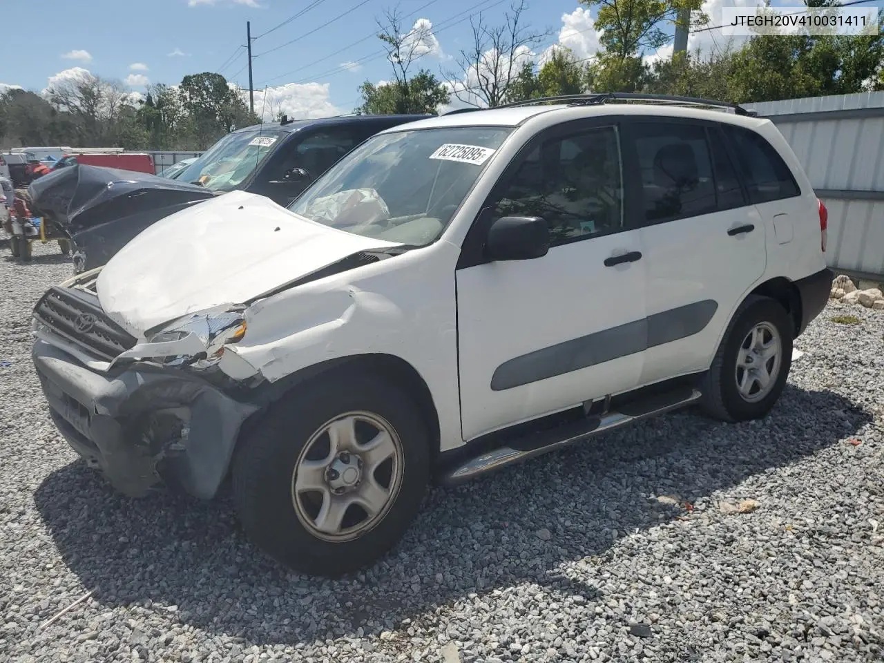 2001 Toyota Rav4 VIN: JTEGH20V410031411 Lot: 62725095