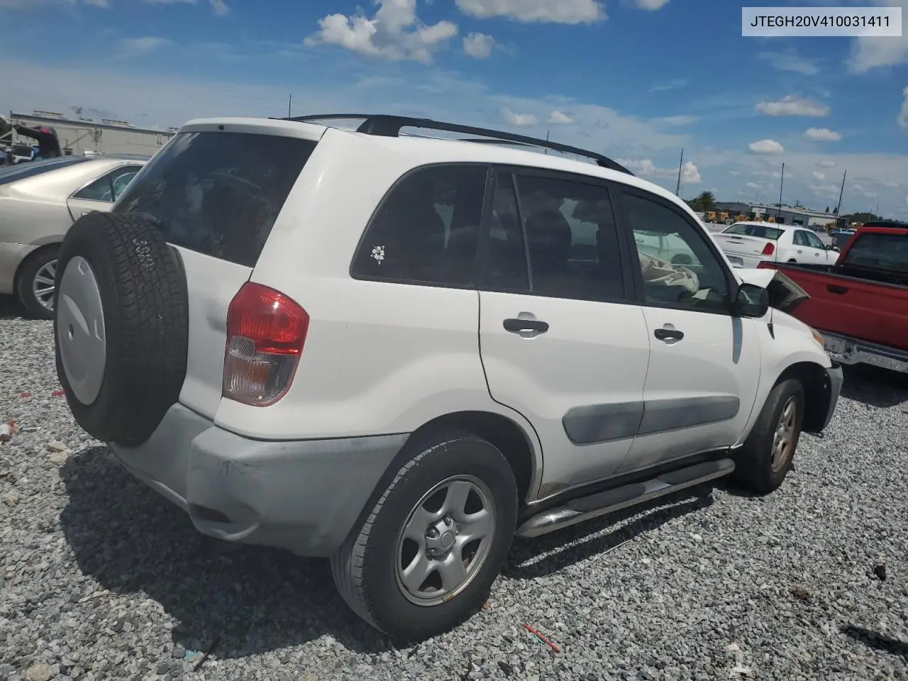 2001 Toyota Rav4 VIN: JTEGH20V410031411 Lot: 62725095