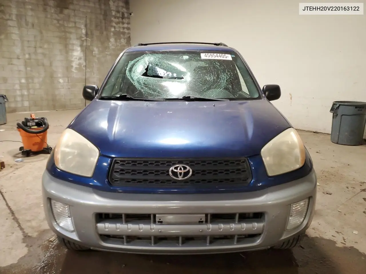 2002 Toyota Rav4 VIN: JTEHH20V220163122 Lot: 45954405