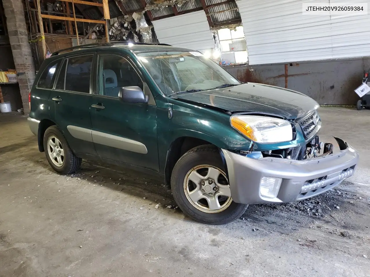 2002 Toyota Rav4 VIN: JTEHH20V926059384 Lot: 55561855