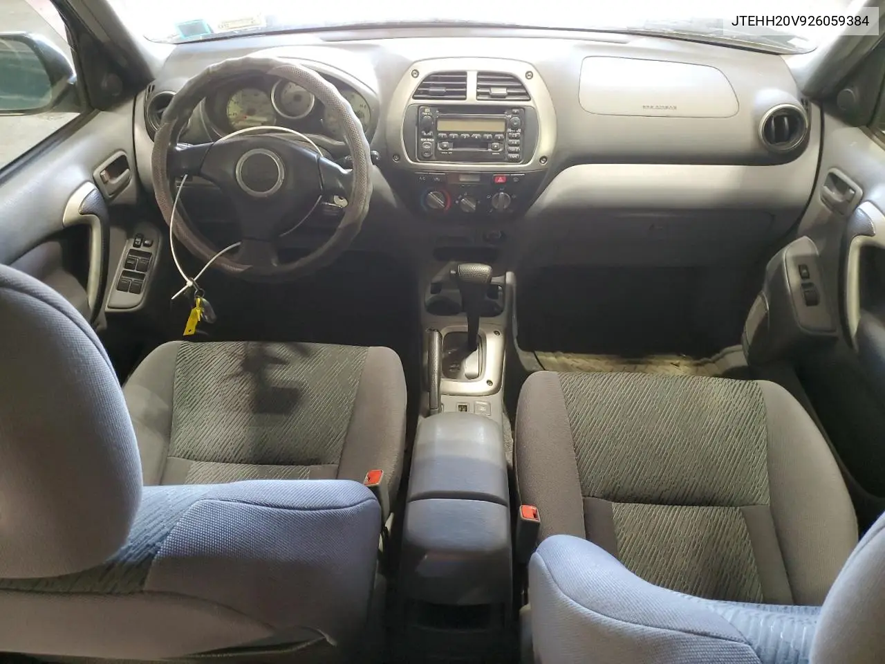2002 Toyota Rav4 VIN: JTEHH20V926059384 Lot: 55561855