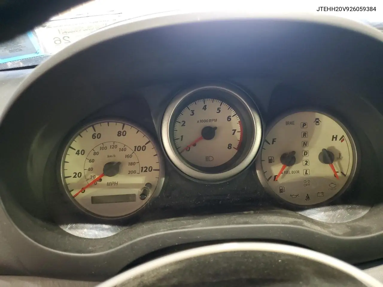 2002 Toyota Rav4 VIN: JTEHH20V926059384 Lot: 55561855