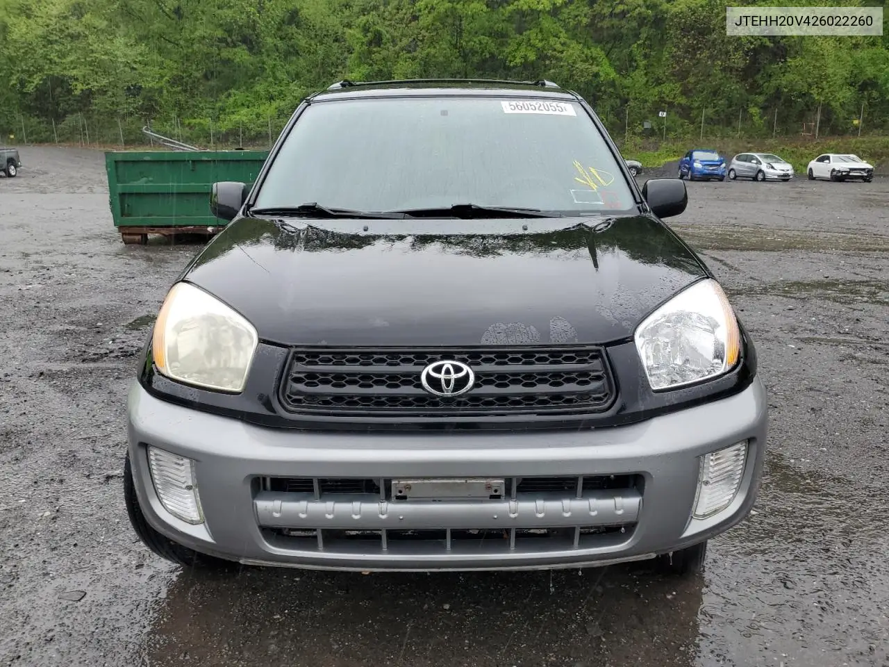 2002 Toyota Rav4 VIN: JTEHH20V426022260 Lot: 56052055