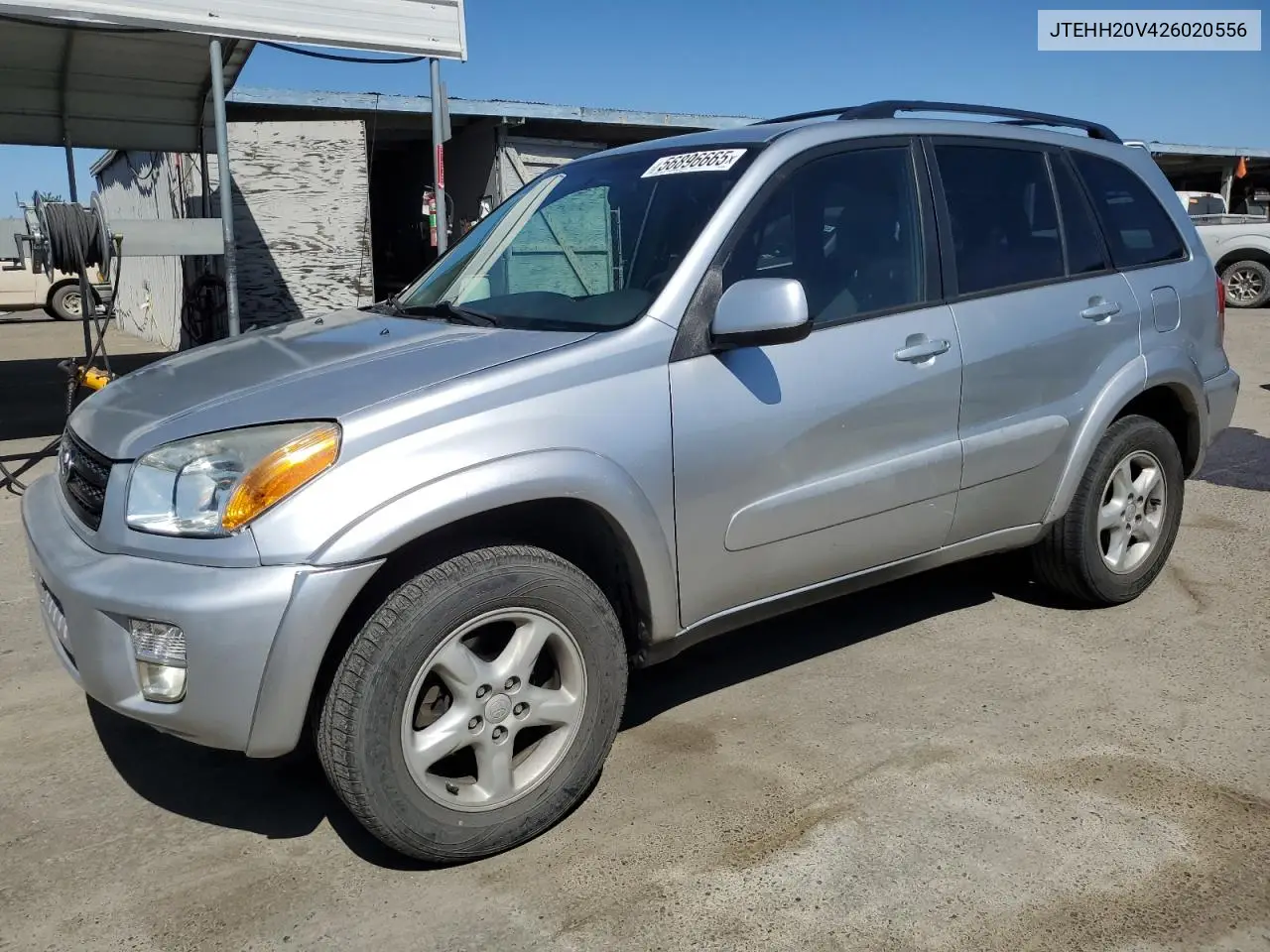 2002 Toyota Rav4 VIN: JTEHH20V426020556 Lot: 56896665
