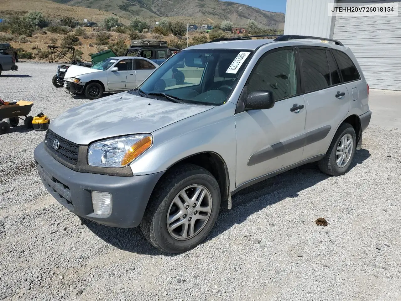 2002 Toyota Rav4 VIN: JTEHH20V726018154 Lot: 62097385