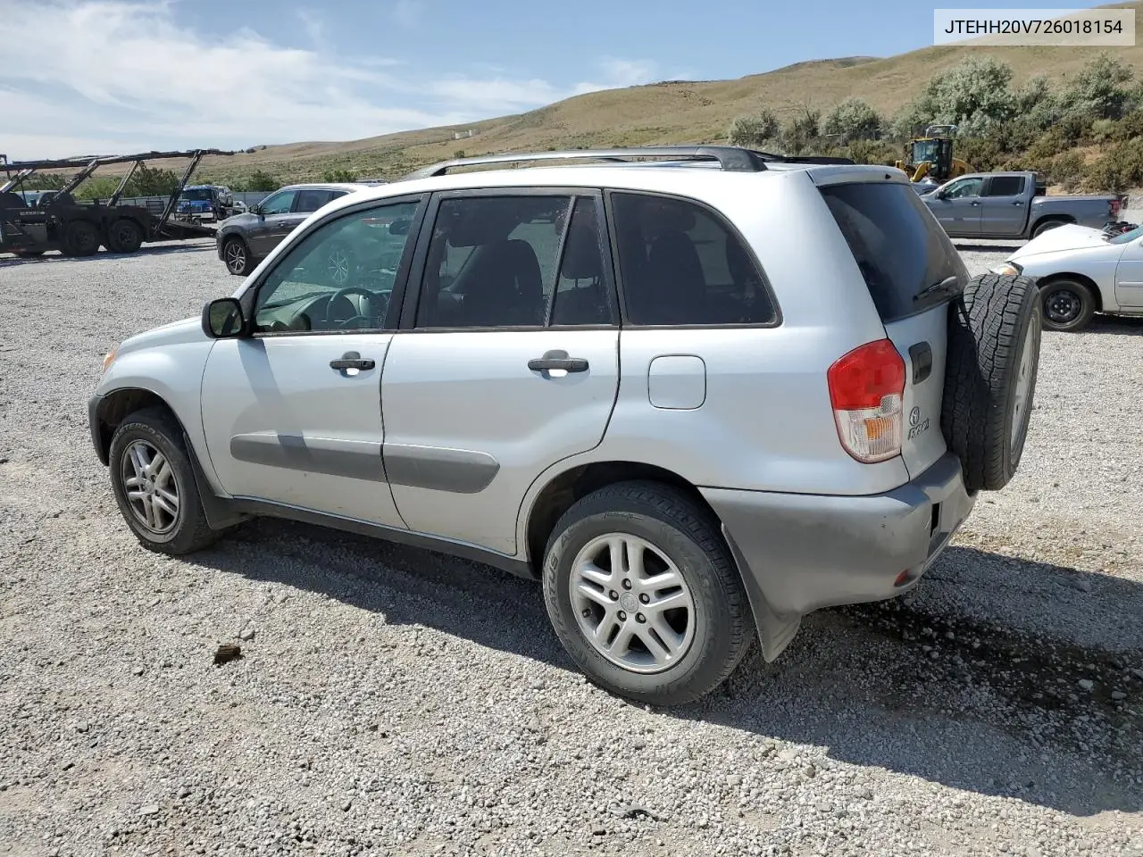 2002 Toyota Rav4 VIN: JTEHH20V726018154 Lot: 62097385