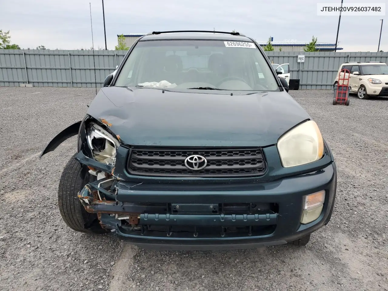 2002 Toyota Rav4 VIN: JTEHH20V926037482 Lot: 62696255