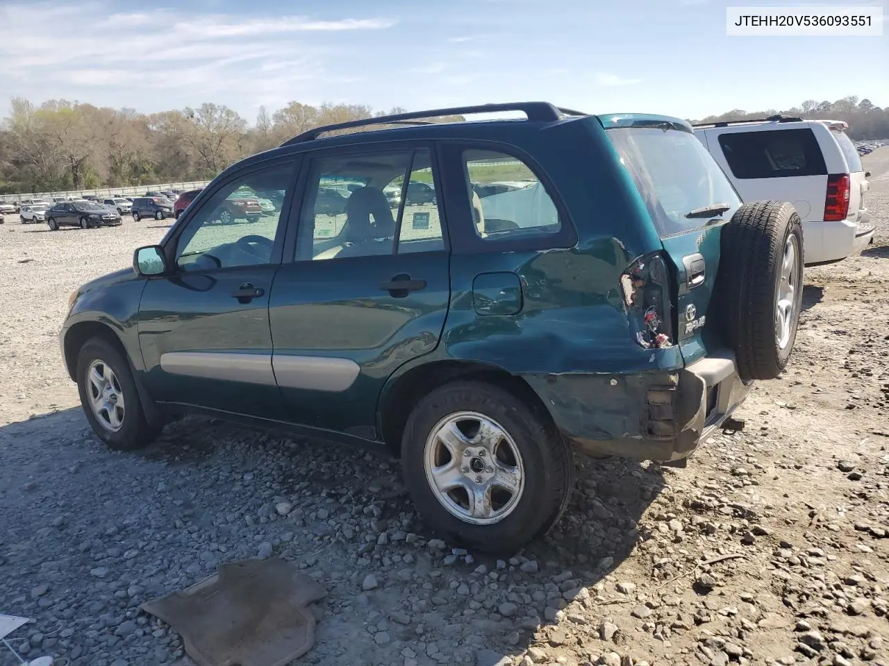2003 Toyota Rav4 VIN: JTEHH20V536093551 Lot: 49548735