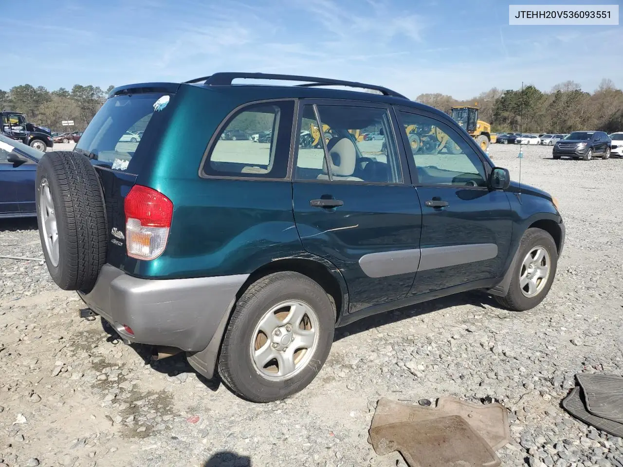 2003 Toyota Rav4 VIN: JTEHH20V536093551 Lot: 49548735