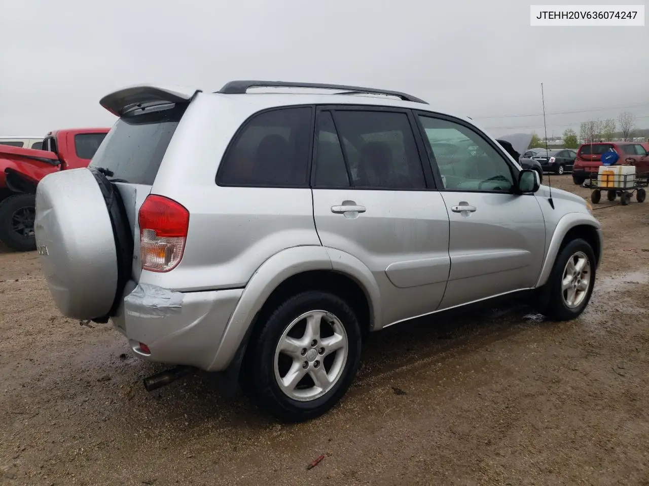 2003 Toyota Rav4 VIN: JTEHH20V636074247 Lot: 55319235