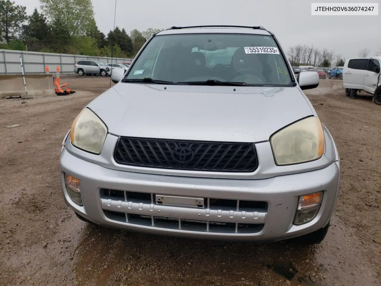 2003 Toyota Rav4 VIN: JTEHH20V636074247 Lot: 55319235